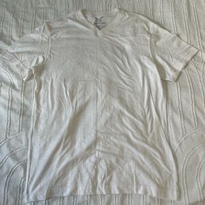 NWOT Classic White V-Neck T-Shirt